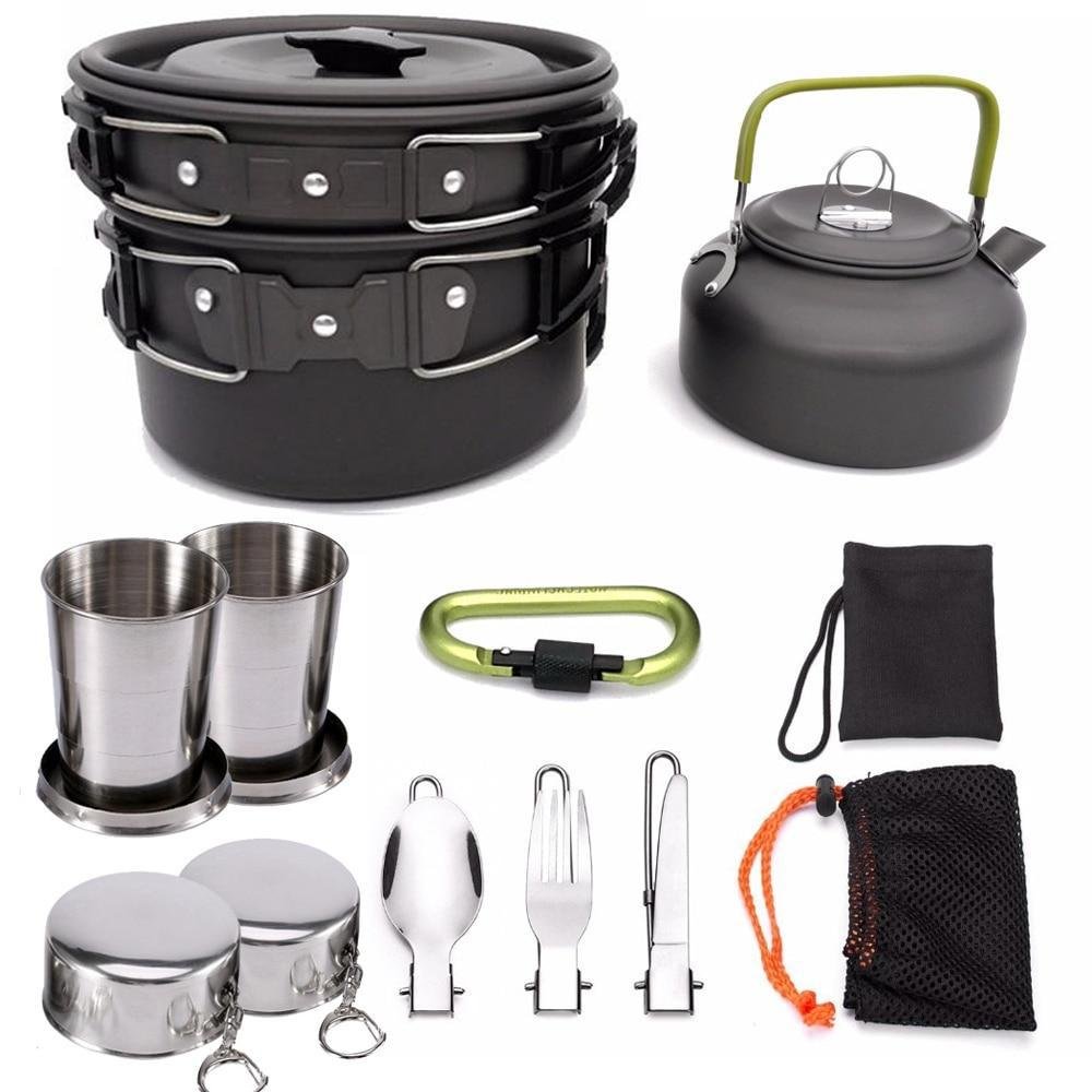Non-stick Outdoor Camping Cookware Picnic Cooking Set