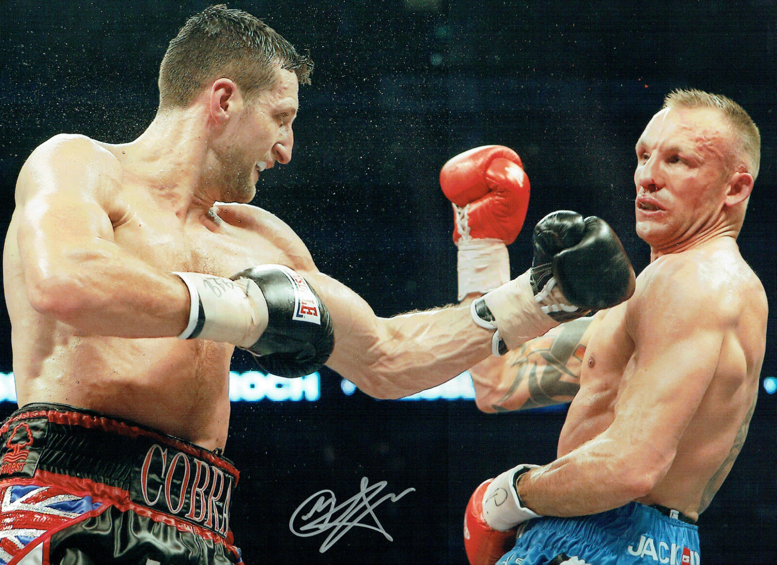 Carl The Cobra FROCH Signed Autograph Boxing 16x12 Photo Poster painting AFTAL COA