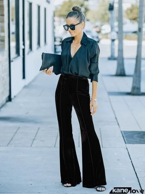 High Waist Flare Pants