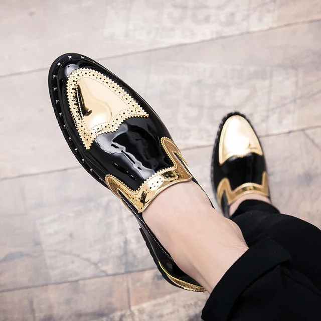 Oxford Dress Shoes Elevator Formal Club Party Shoes
