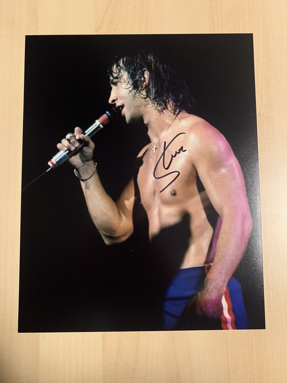 STEVE WALSH SIGNED 8x10 Photo Poster painting AUTOGRAPHED KANSAS BAND ORIGINAL LEAD SINGER COA