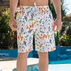 Gioiacombo&trade; Pantaloni da spiaggia casual da uomo larghi con stampa geometrica
