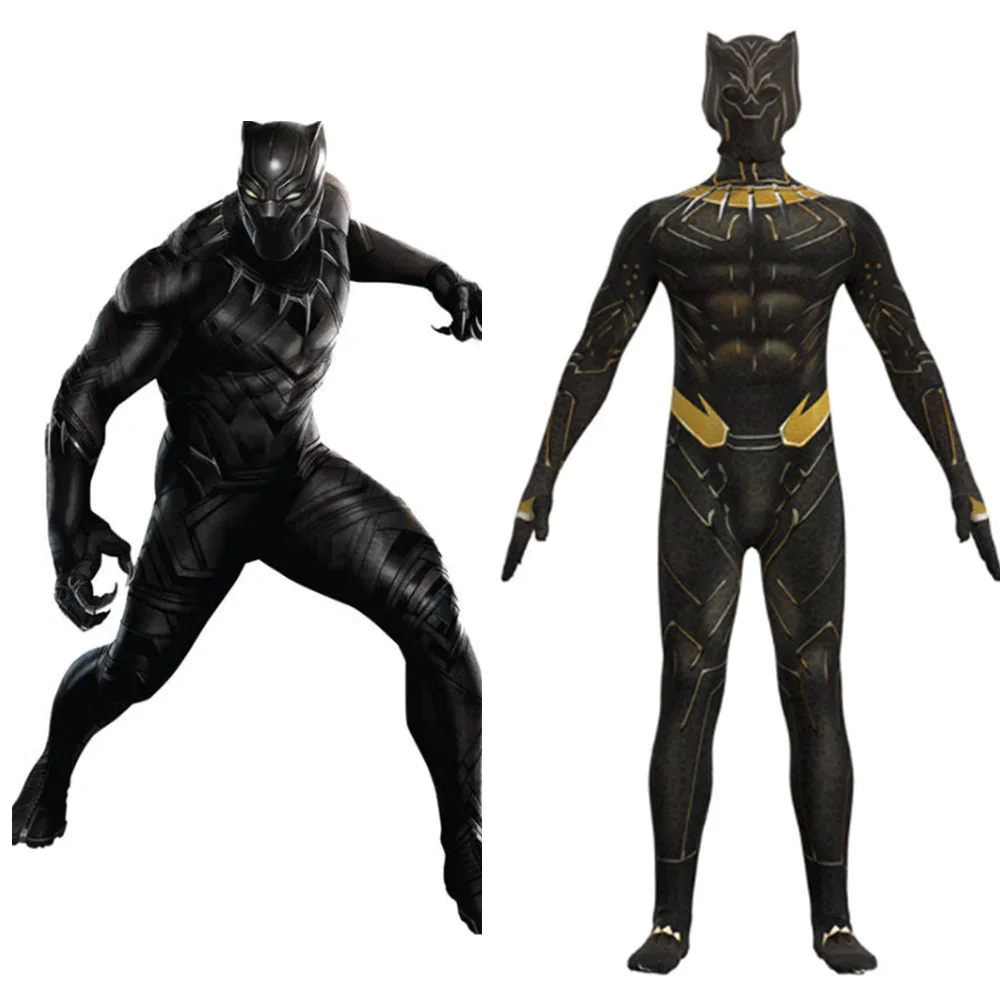 Black PantherWakanda Forever Cosplay Costume Jumpsuit Outfits Halloween Carnival Suit