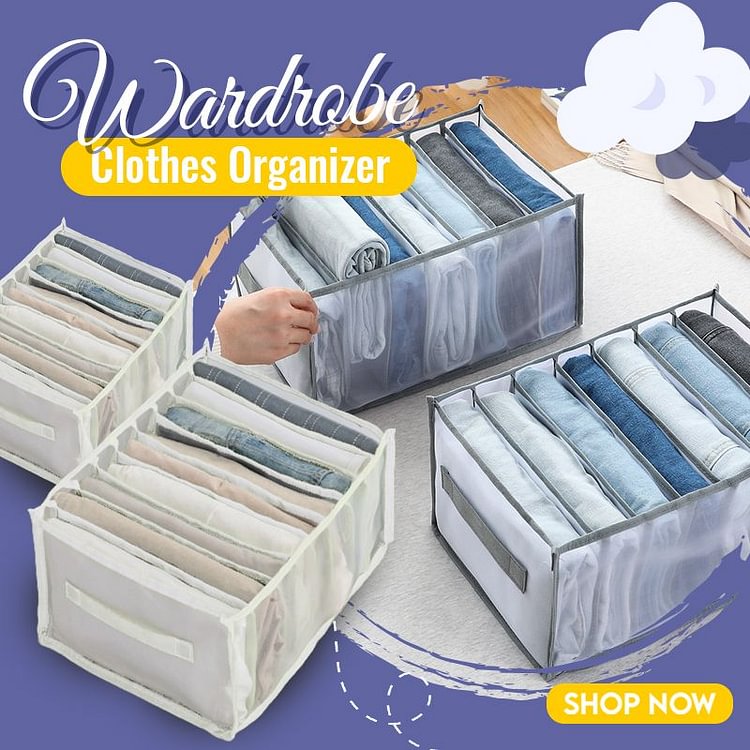 Wardrobe Clothes Organizer（The new upgrade）