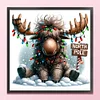 Winter Elk-11CT Stamped Cross Stitch 40*40cm/15.75*15.75in tapestrymarket