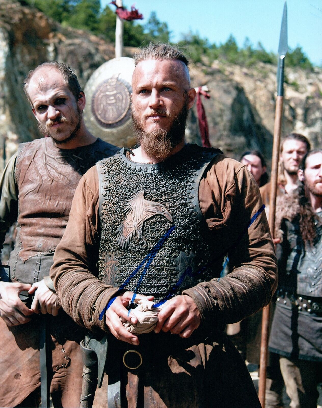 Travis Fimmel Signed Autographed 8x10 Photo Poster painting Vikings Warcraft COA VD