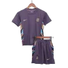 England Away Kids Soccer Jerseys Kit EURO 2024