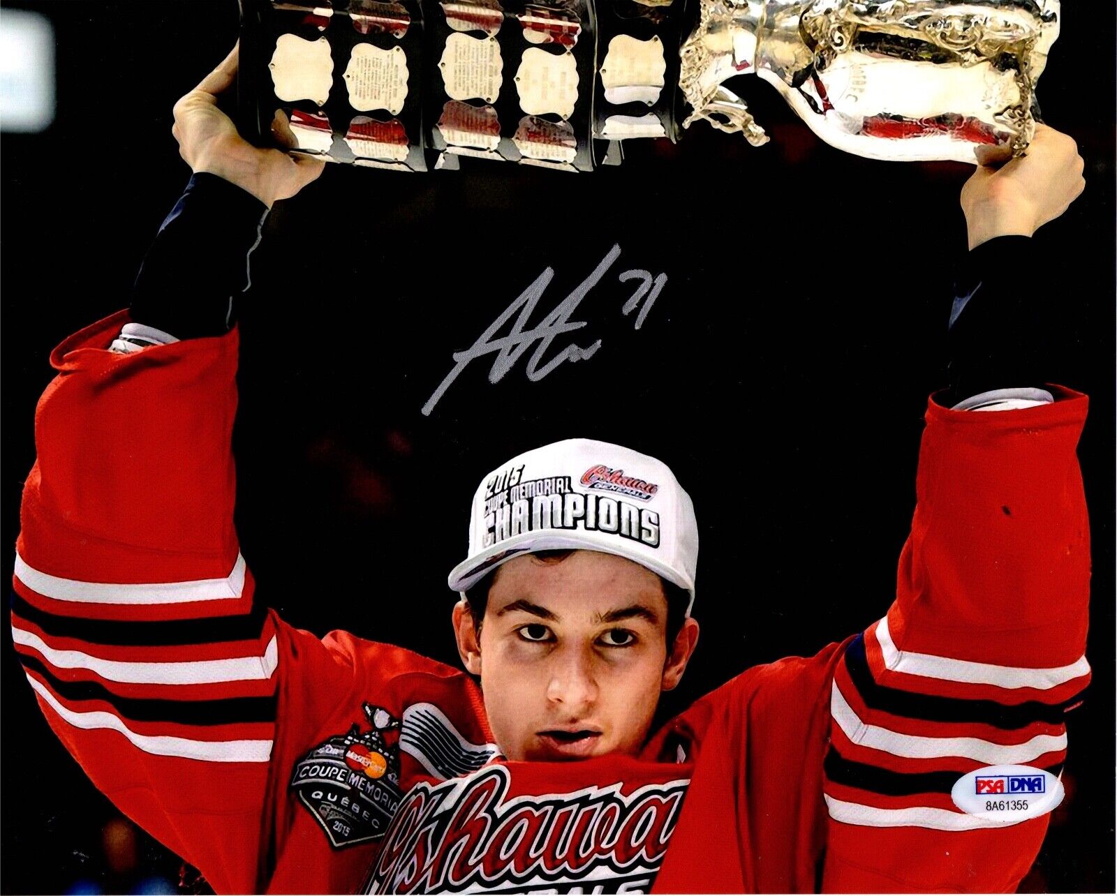 Anthony Cirelli autographed signed 8x10 OHL Oshawa General PSA COA