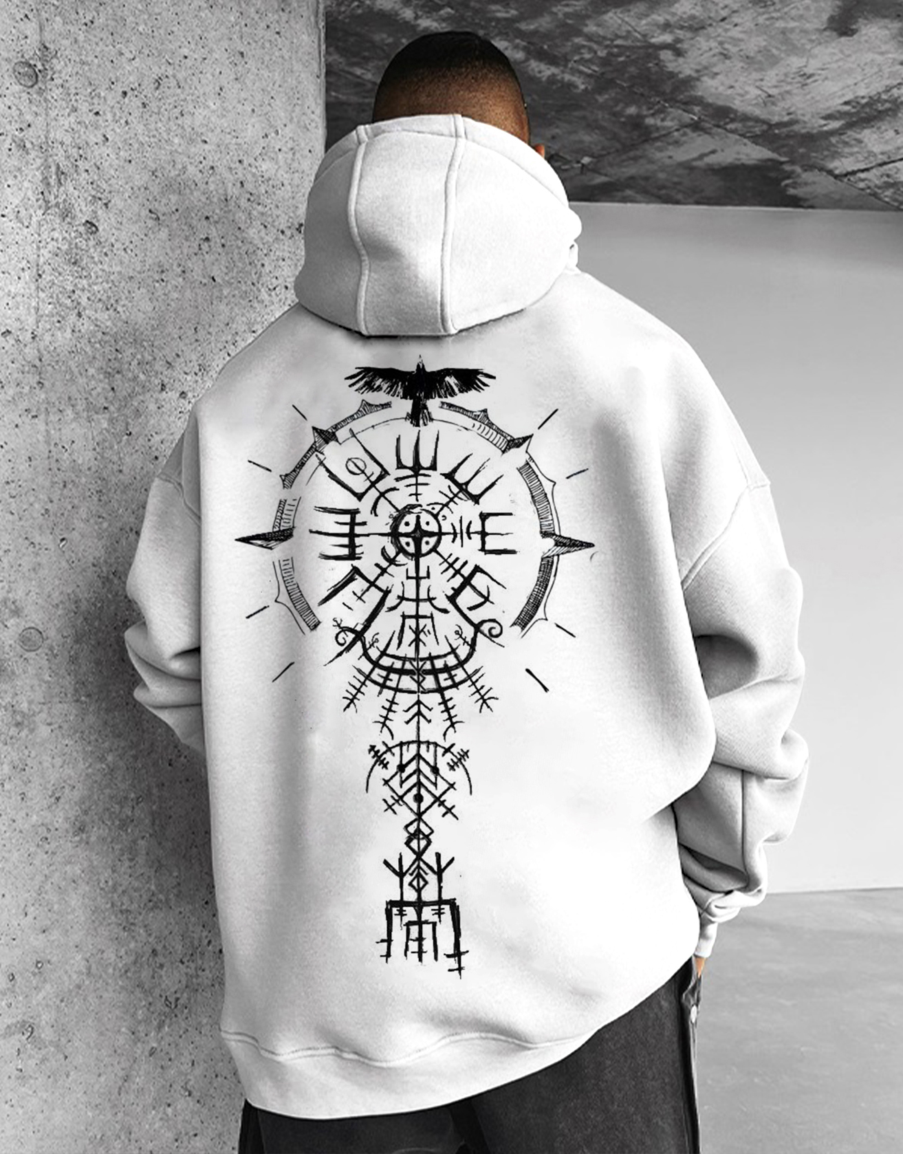 Viking Symbol Totem Art Pattern Sweatshirt