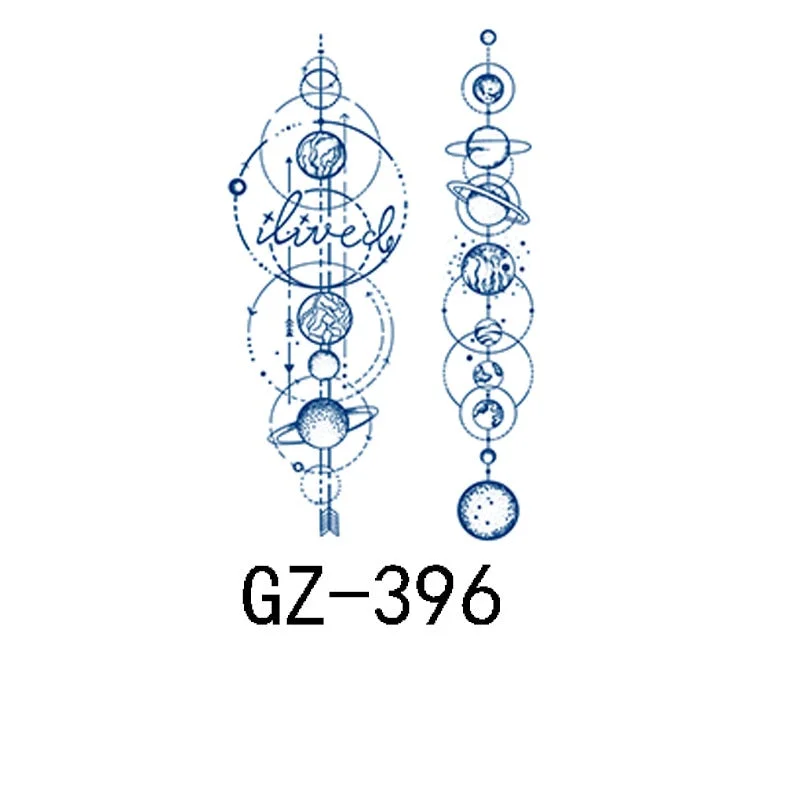 Net Red Herbal Juice Tattoo Sticker Semi-permanent Waterproof Sweat-proof Tattoo Masking Scar Temporary Tattoo