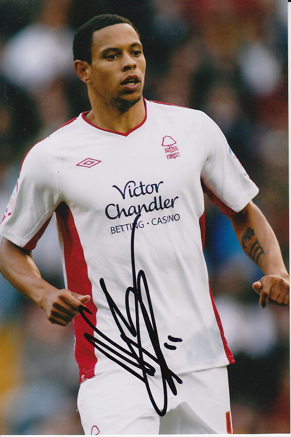 NOTTINGHAM FOREST HAND SIGNED NATHAN TYSON 6X4 Photo Poster painting 1.