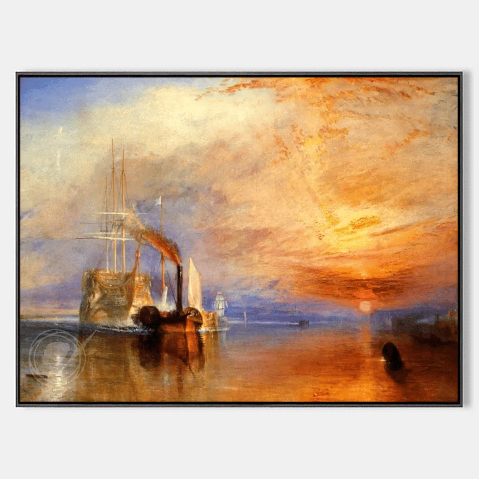 Arabelart The Fighting 'T&eacute;m&eacute;raire' tugged to her last Berth to be broken up