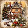 Diamond Painting-DIY Full Round Drill Christmas House