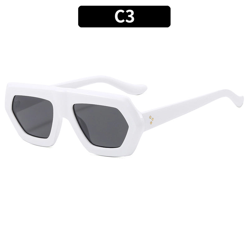 Casual Elegant Solid Color Ac Special-Shaped Mirror Full Frame Optical Glasses