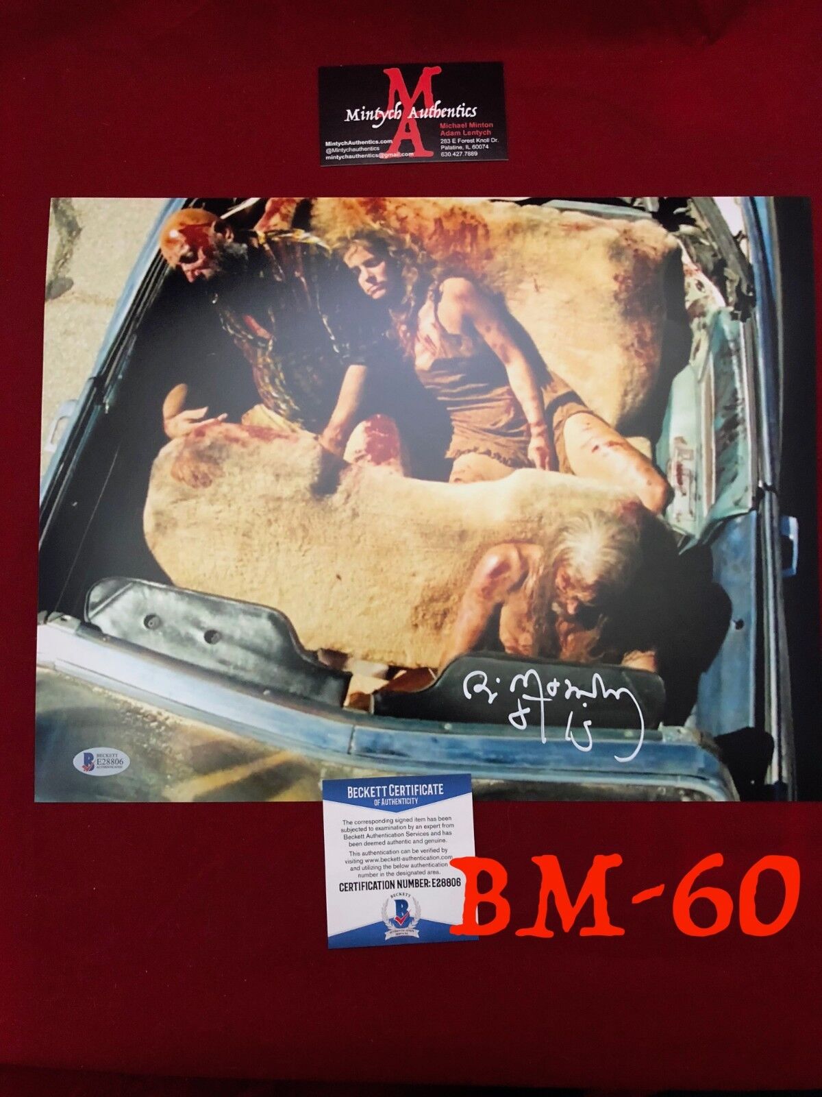 BILL MOSELEY AUTO AUTOGRAPHED SIGNED 11x14 Photo Poster painting! DEVIL'S REJECTS! BECKETT COA!