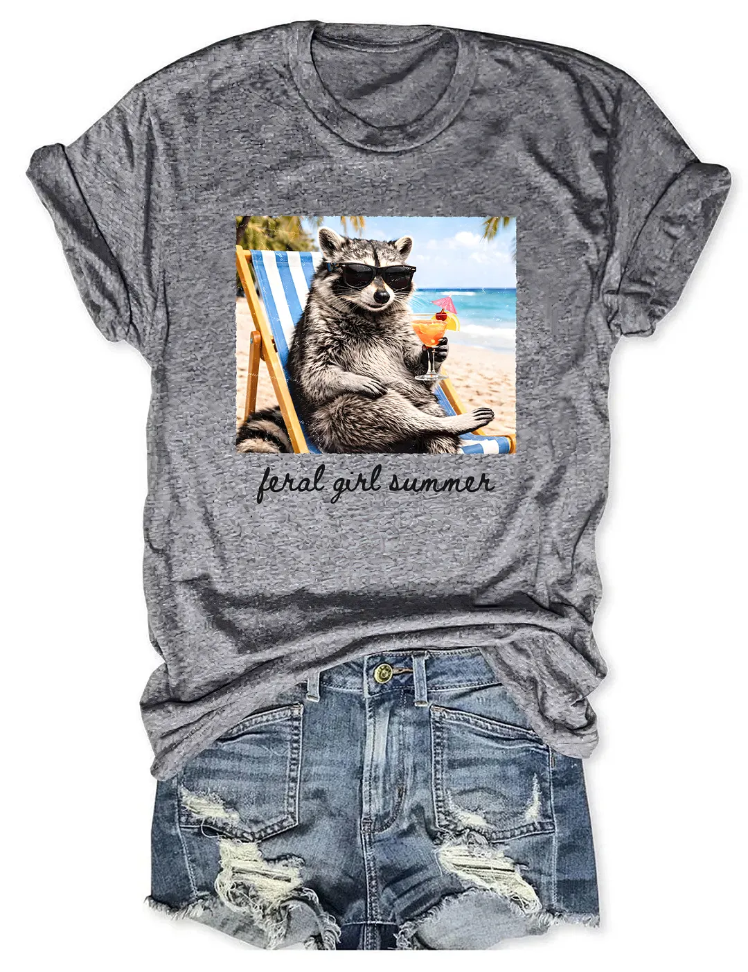 Feral Girl Summer T-shirt