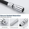 4Piece Flexible Socket Extension Bar 1/4 3/8 1/2 Inch Drive