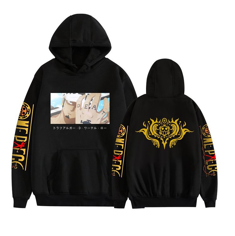 One Piece Trafalgar Law Anime Aesthetic Hoodie Pullover weebmemes