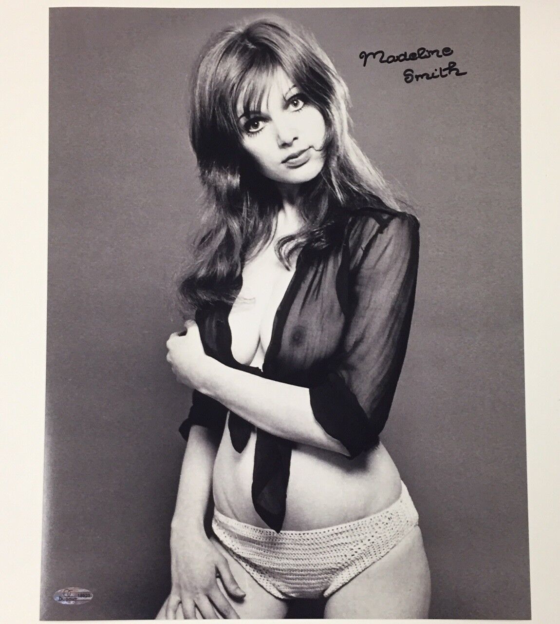 MADELINE SMITH James Bond Girl MISS CARUSO signed 11x14 Photo Poster painting ~OC COA + Hologram