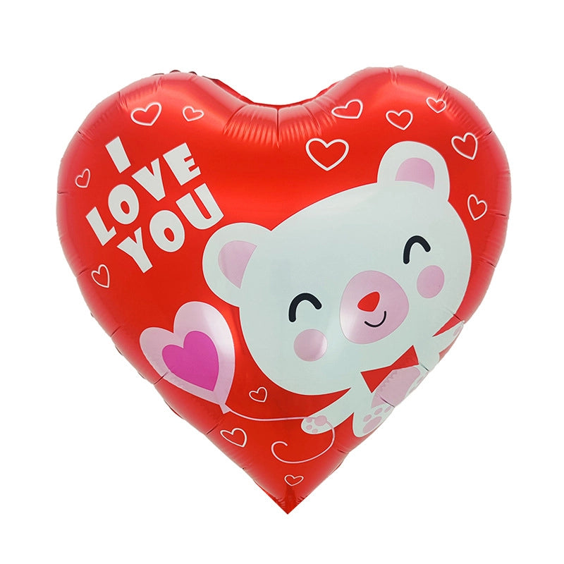 Vacation Minimalist Heart Shape Aluminum Film Travel Daily Balloons