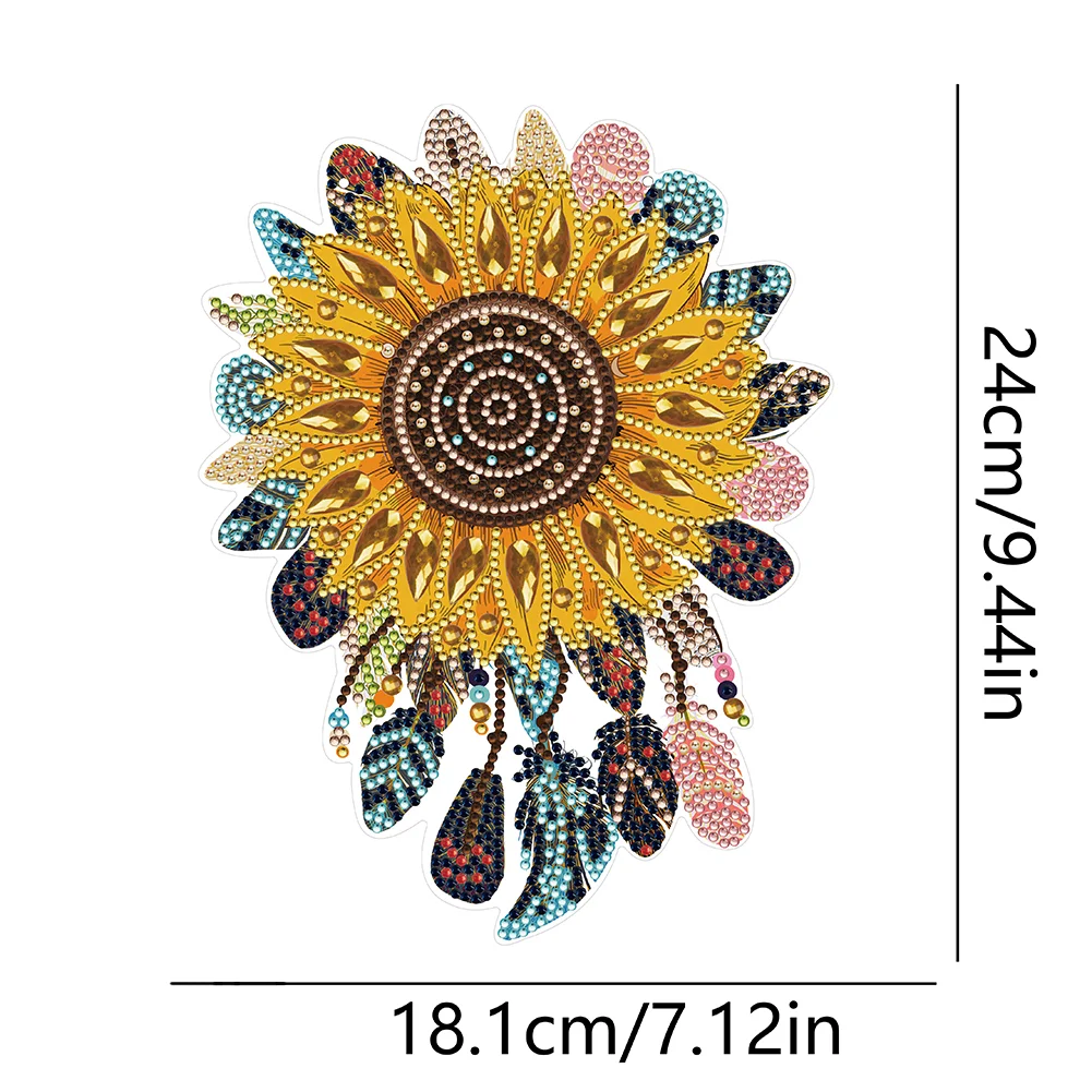 Dreamcatcher 2D Flat DIY Diamond Art Pendant Single-Sided Drill Wall Door Decor