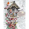 Birds on the Mailbox - 11CT Counted Cross Stitch - 40*56cm