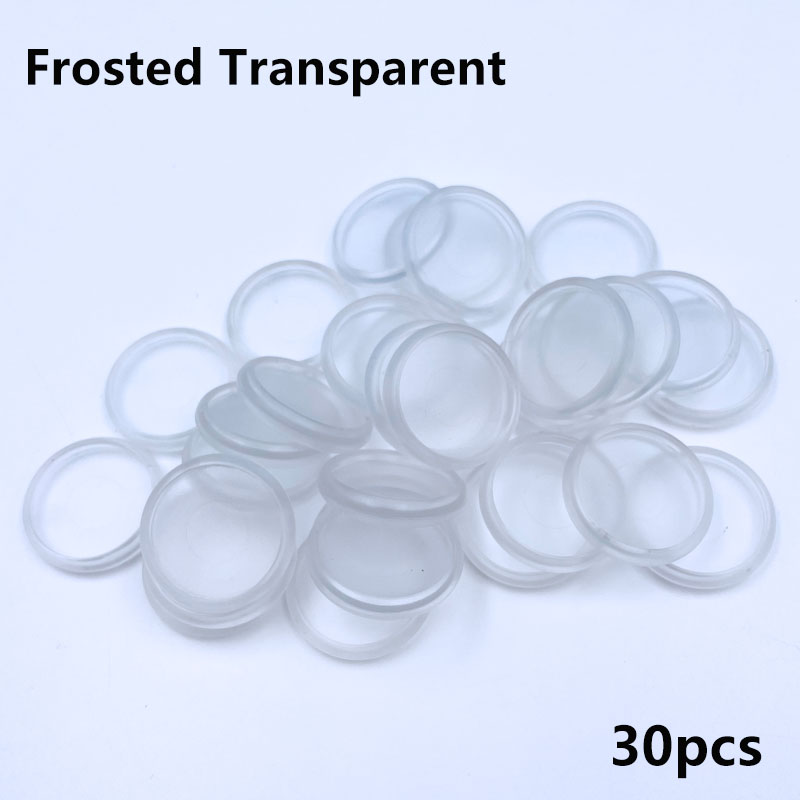Fromthenon Binder Notebook Plastic Disc Rings 18/24/28/32/38mm Ultra Transparent Binding Discs for Mushroom Hole Planner