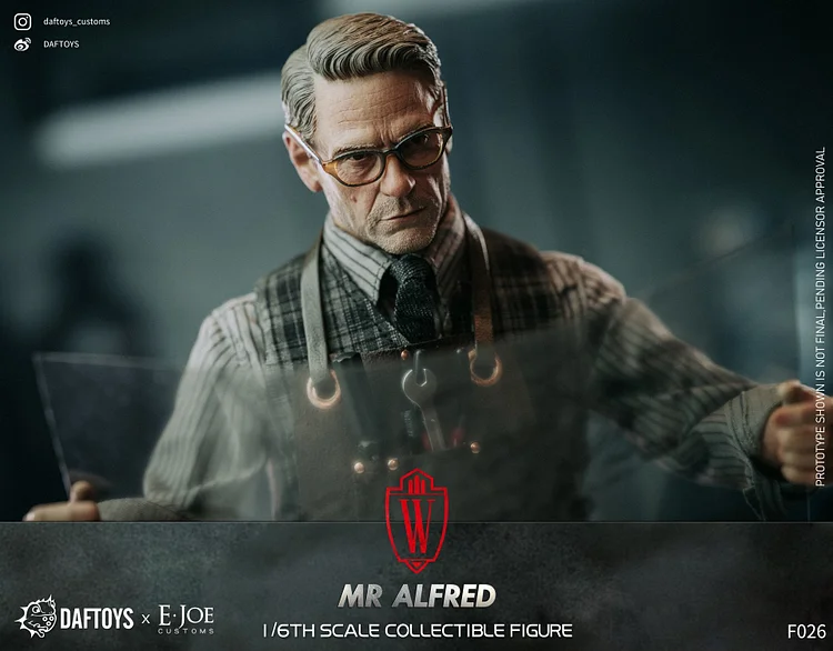 Pre-order DAFTOYS X E.JOE Custom Mr. Alfred Engineer 1/6 Scale Action  Figure F026