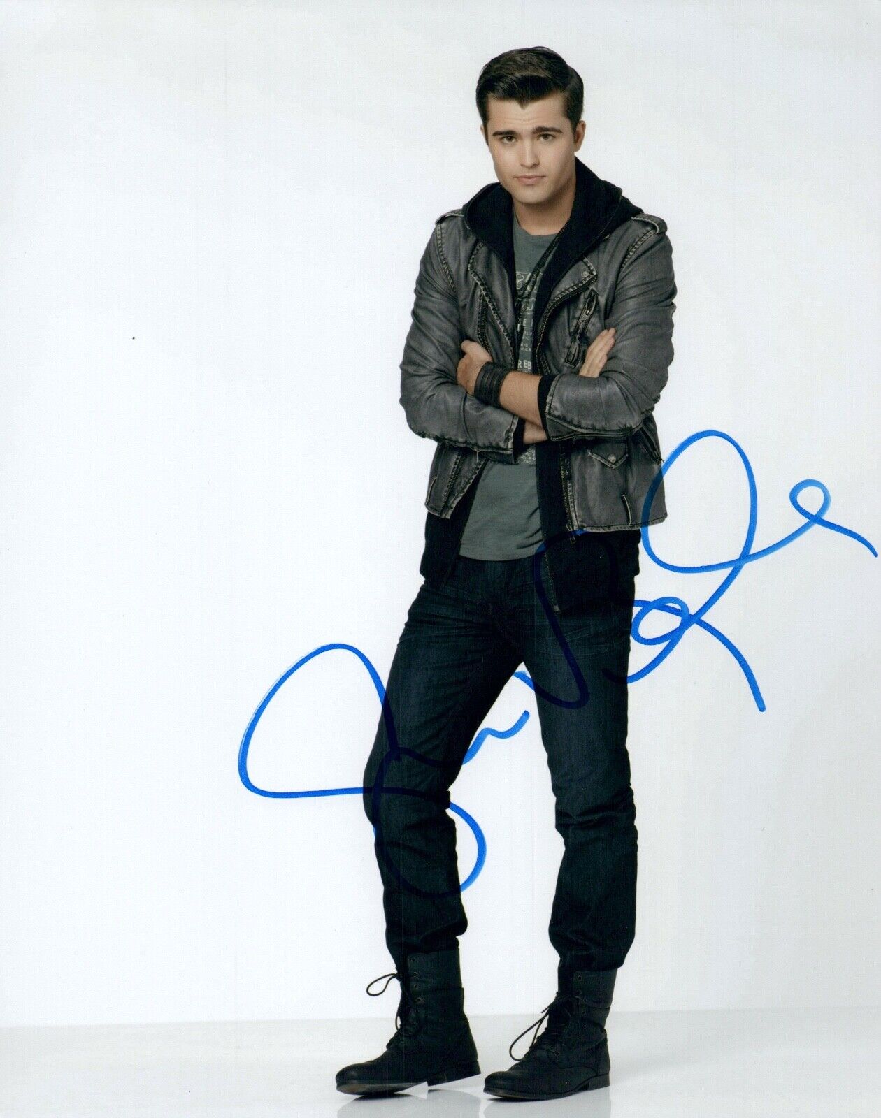 Spencer Boldman Signed Autographed 8x10 Photo Poster painting Disney's Lab Rats Actor COA