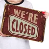 We're Closed - Vintage Metal Signs(12*16Inch) - Warning