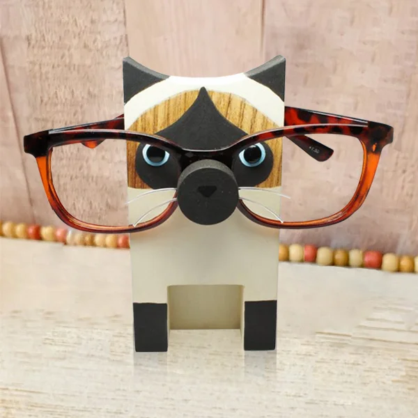 Cat Eyeglasses Holder, Cat Eyeglass Stand, Glasses Holder