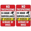 2pcs - Warning - Vintage Metal Signs(8*12Inch)