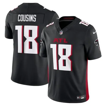 Men's Atlanta Falcons Kirk Cousins  Black Vapor F.U.S.E. Limited Jersey