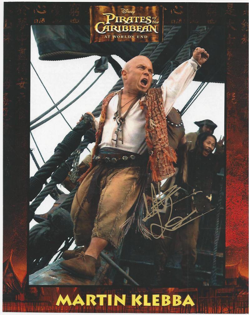 Martin Klebba - Pirates of the Caribbean signed Photo Poster painting