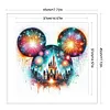 Skull-11CT Stamped Cross Stitch 40*70cm(Big Size)