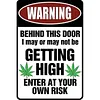 Getting High Warning - Vintage Metal Signs(8*12Inch/12*16Inch) - Warning