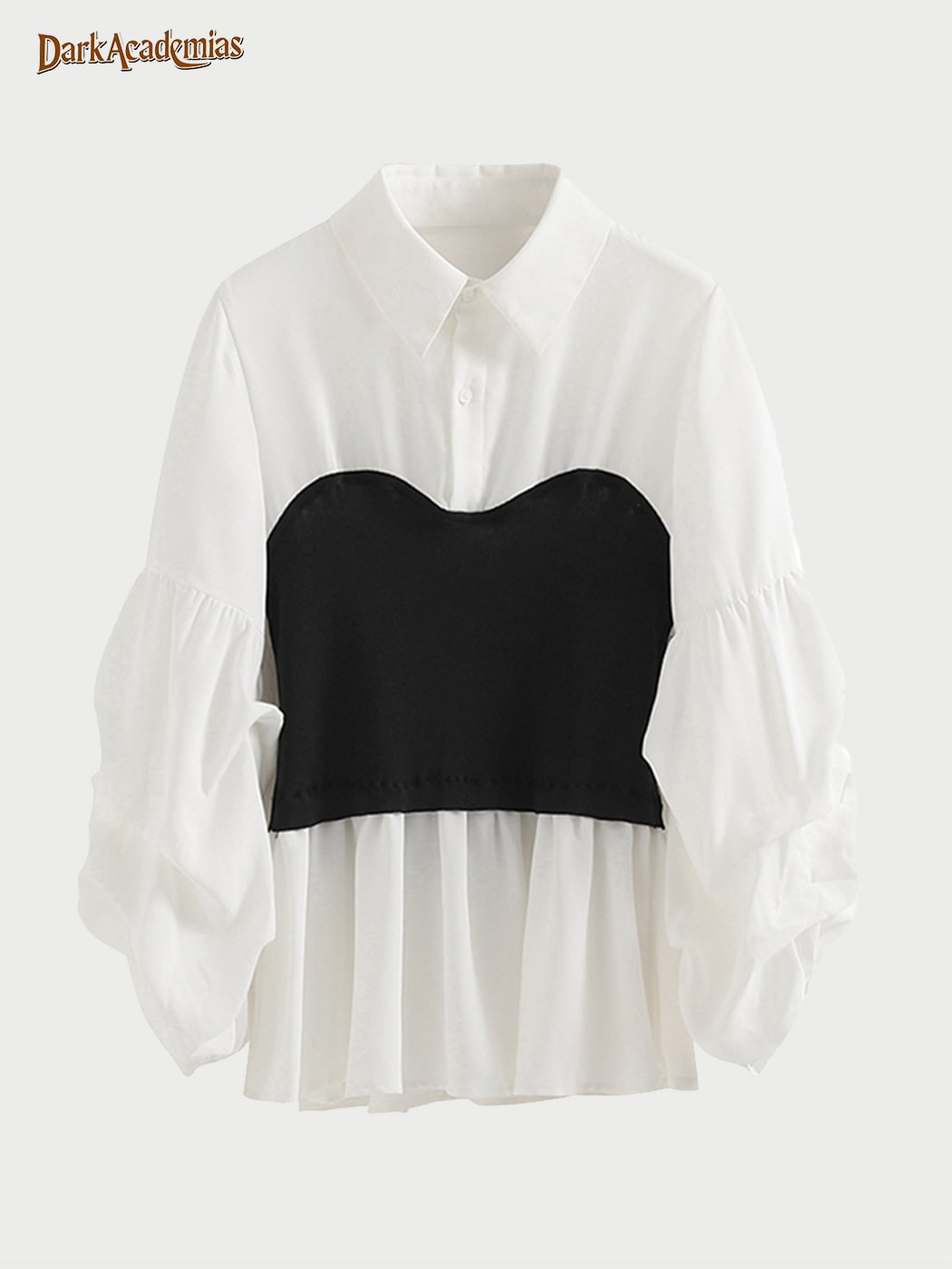 Vintage Ladies Patchwork French Shirt