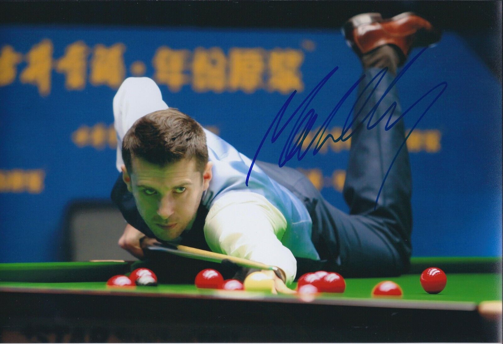 Mark SELBY SIGNED 12x8 Photo Poster painting Autograph AFTAL RD COA UK Snooker Champion GENUINE