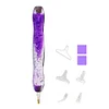 DIY Diamond Painting Stift Diamond Art Stift Diamond Painting Werkzeuge (8 Stück lila)