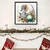 Diamond Painting -DIY Round Drill Christmas Dragon(40x40 CM)
