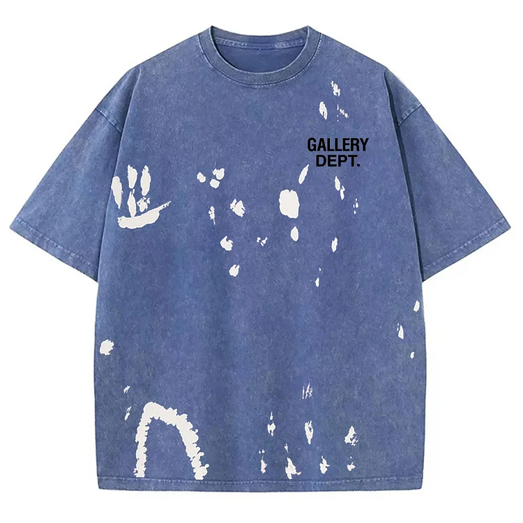 Vintage Short Sleeve Gallery Dept. Alva Graphic Acid Washed T-Shirt