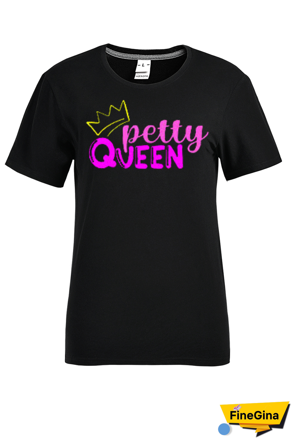 Navy Blue Casual Street Print Patchwork Letter O Neck T-Shirts