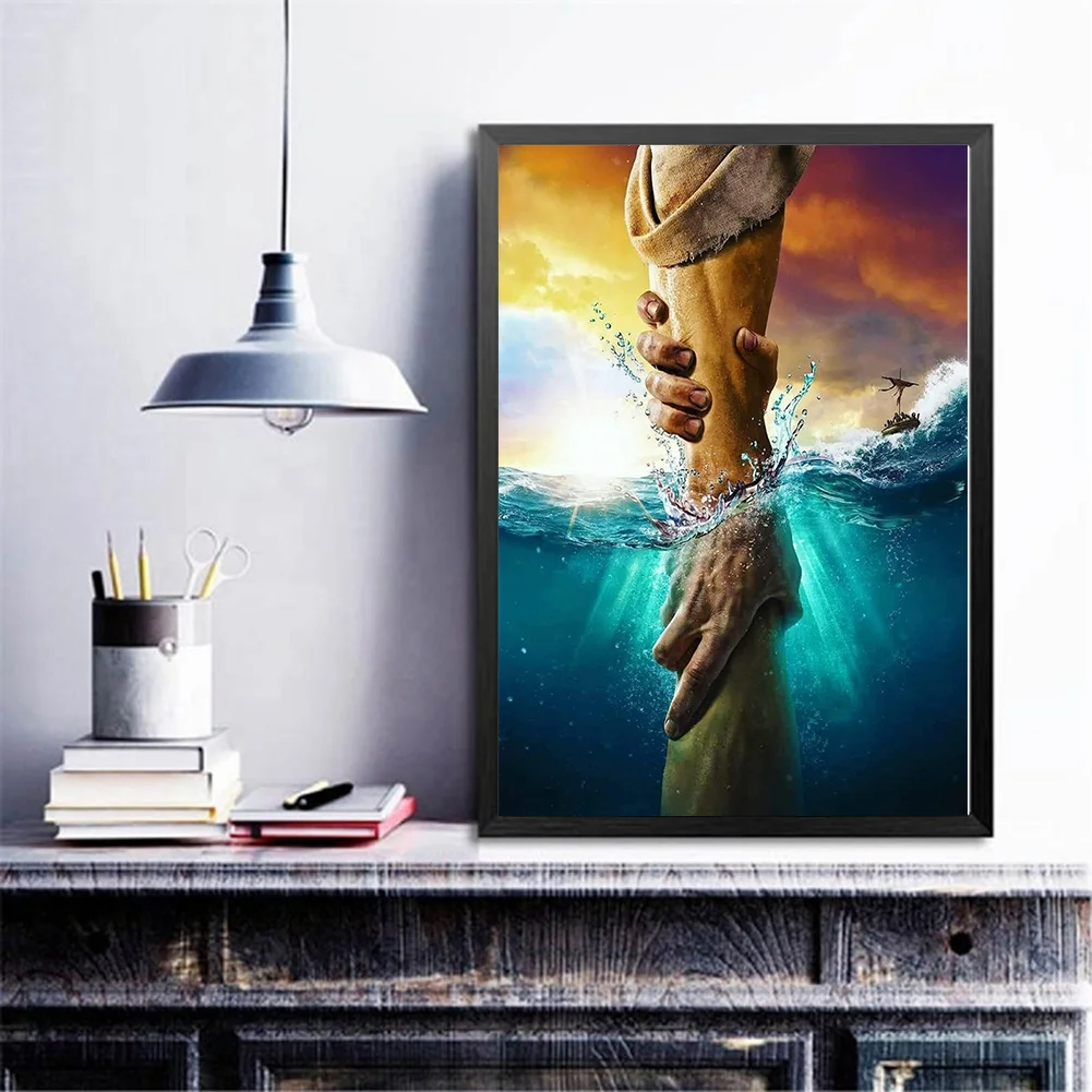 Diamond Painting - Full Round Drill - Helping Hand(30*40cm)