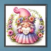 Diamond Painting -DIY Full Round Drill Gnome girl