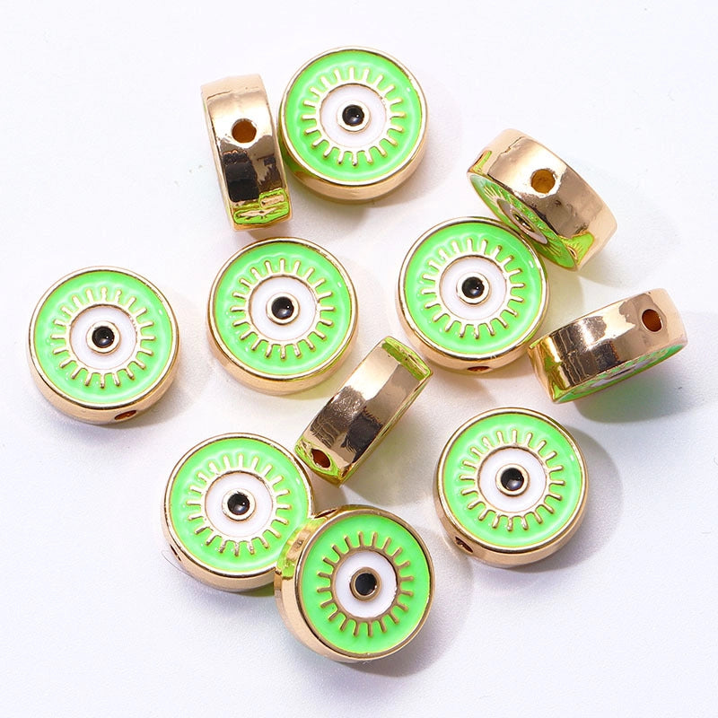 20 PCS/Package 12mm Alloy Devil’s Eye Jewelry Accessories
