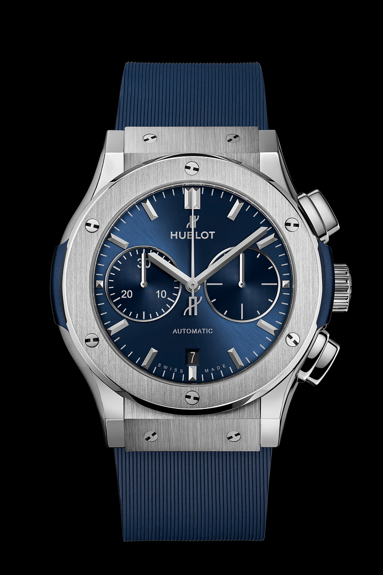 Hublot CLASSIC FUSION CHRONOGRAPH TITANIUM BLUE 45mm