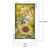 Diamond Painting-DIY Crystal Rhinestone Sunflower Butterfy(50*30 CM)