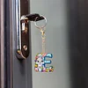 (US Only)PET Double Sided Special Shaped Easter Alphabet DIY Diamond Painting Keychain