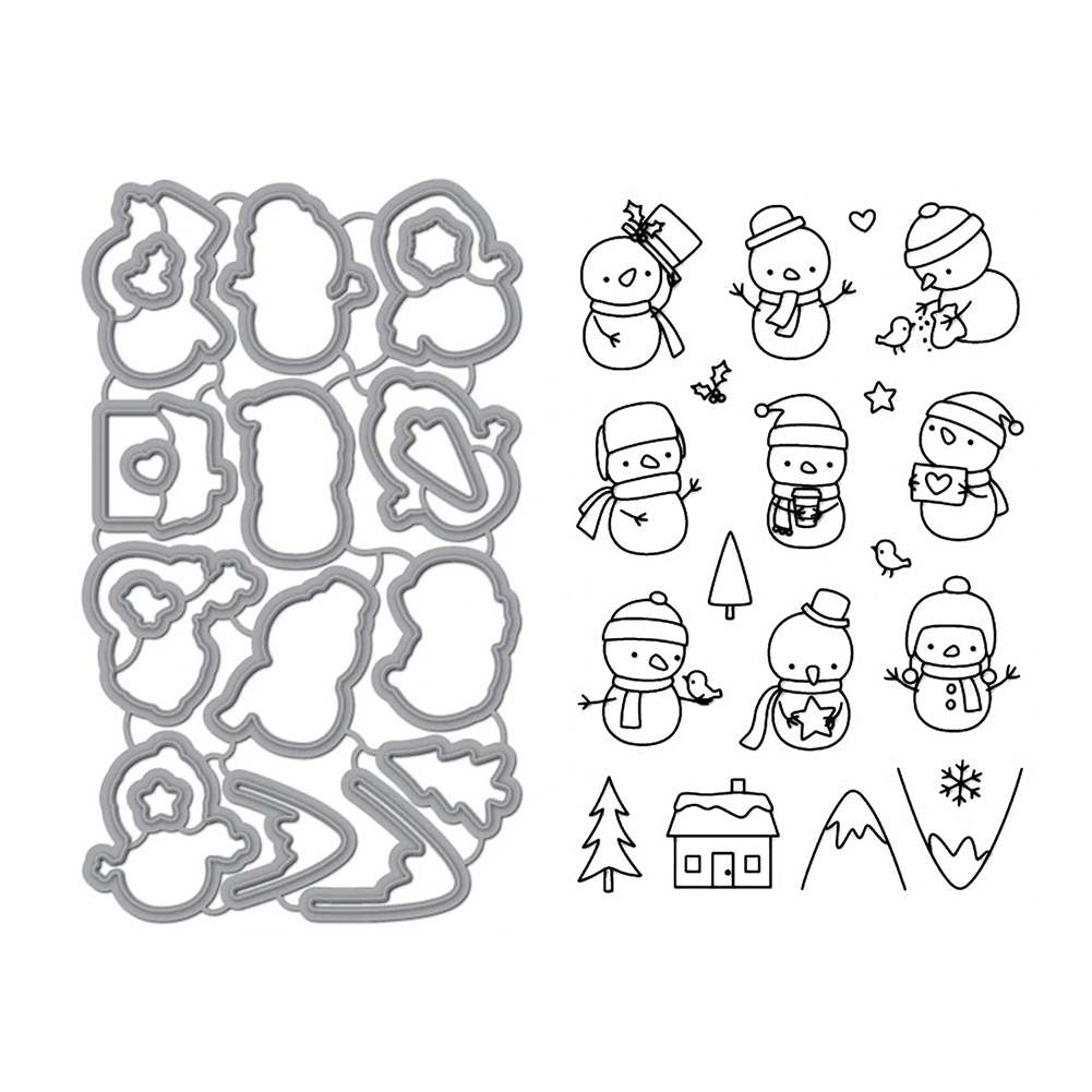 

Snowman - Paper Craft Cutting Dies, 501 Original