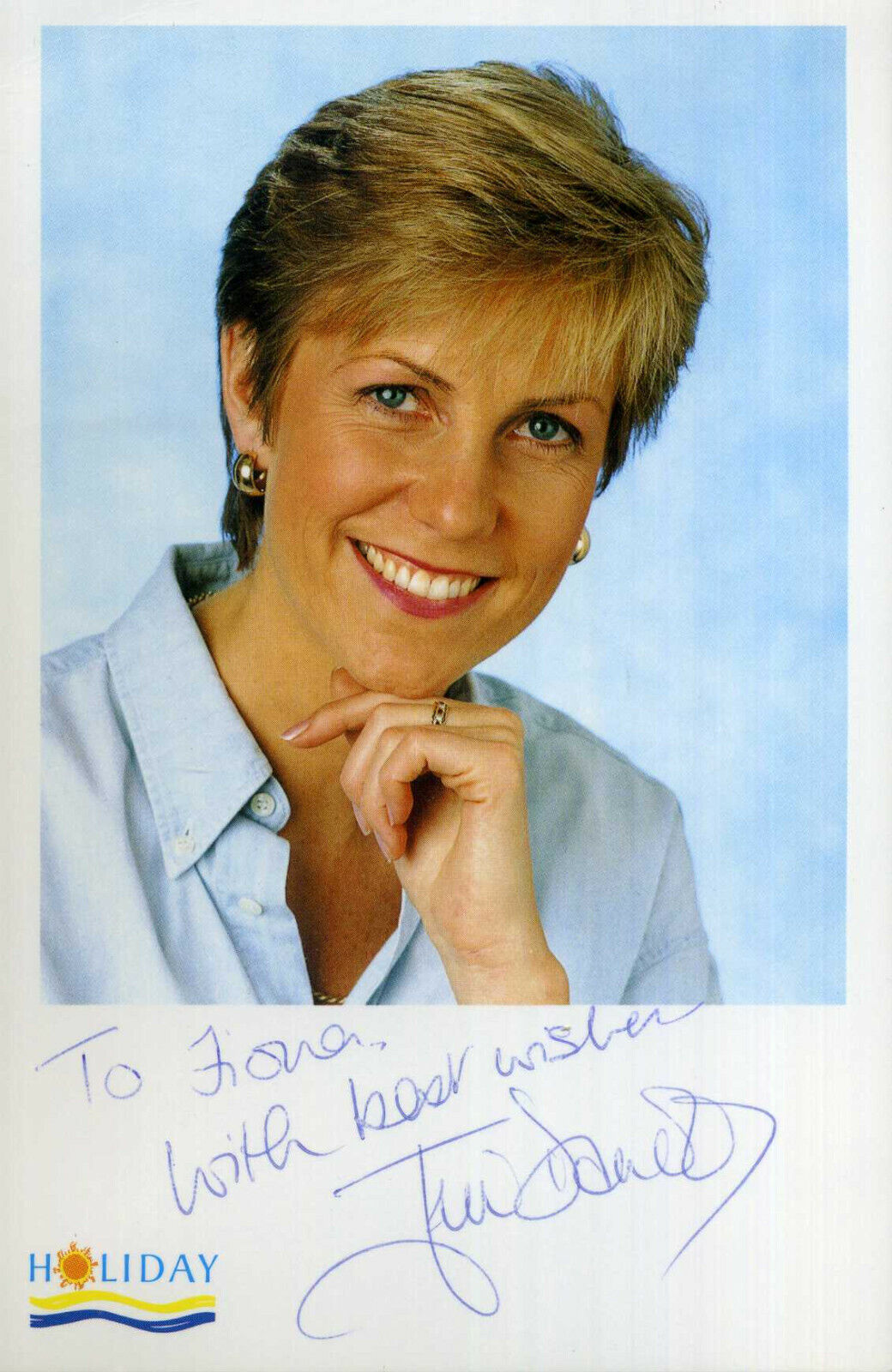 JILL DANDO Signed Photo Poster paintinggraph - TV Presenter / Show Host CRIMEWATCH - preprint